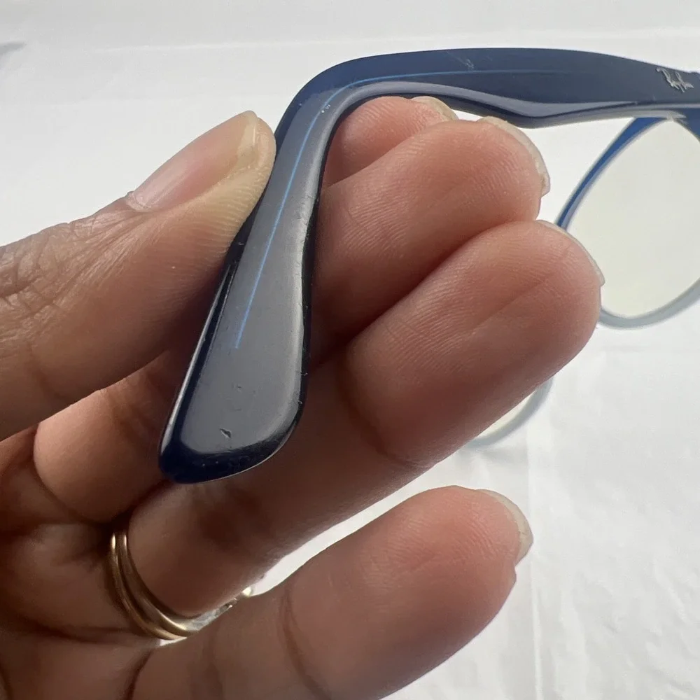 Ray-Ban RB1528 3581 Boys  Eyeglasses Blue Square Full Rim 48-16-130 Frames Only